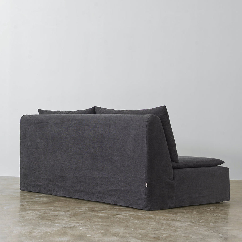 Minimalist 100% Linen Sofa with Removable Covers | 200 cm