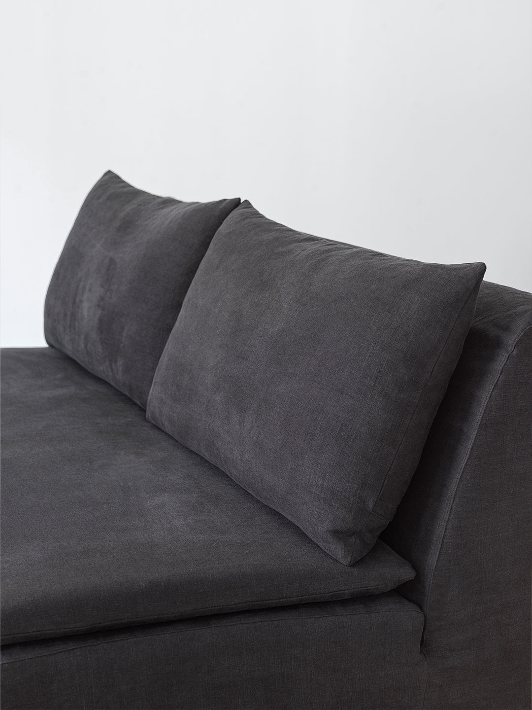 Minimalist 100% Linen Sofa with Removable Covers | 200 cm