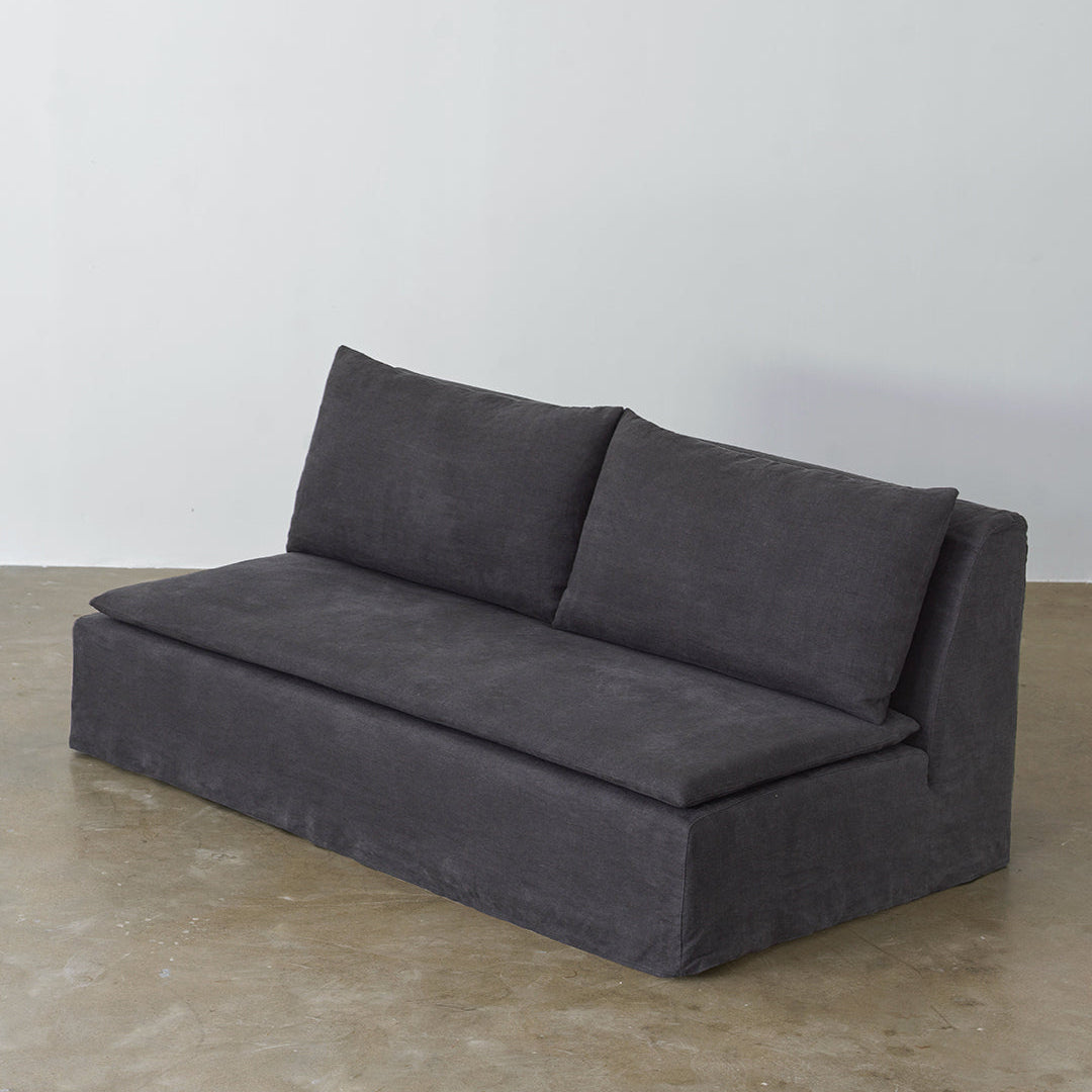 Minimalist 100% Linen Sofa with Removable Covers | 200 cm